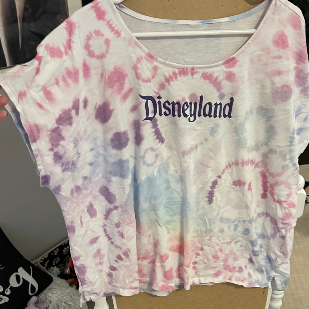 Disney Tie-Dye Short Sleeve Tee - Pink, Purple, Blue